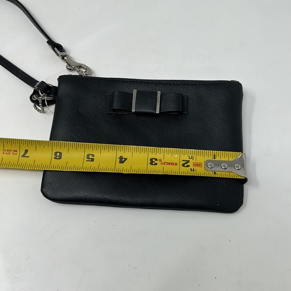 Coach Darcy leather bow wristlet - Picture 10 of 11
